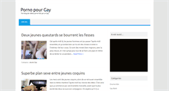Desktop Screenshot of pornopourgay.com